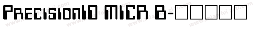PrecisionID MICR B字体转换